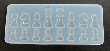 Silikonform Schachfiguren 2,5-4,8cm hoch